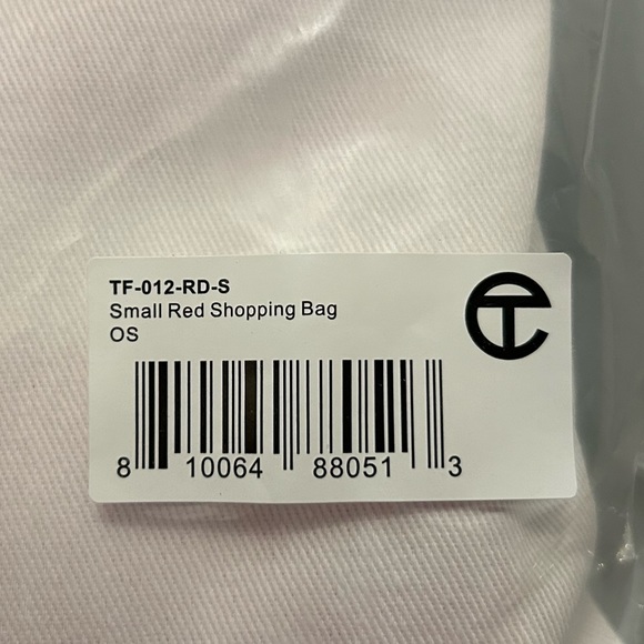 BNWT TELFAR Small Red Shopping Bag - Picture 5 of 5